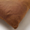Dutch Decor LINN - Kussenhoes 45x45 cm - 100% linnen - effen kleur - Tobacco Brown - bruin - met rits - zonder binnenkussen