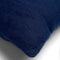 Dutch Decor LINN - Kussenhoes 45x45 cm - 100% linnen - effen kleur - Insignia Blue - donkerblauw - met rits - zonder binnenkussen