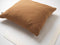 Dutch Decor LINN - Kussenhoes 45x45 cm - 100% linnen - effen kleur - Tobacco Brown - bruin - met rits - zonder binnenkussen