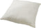 Dutch Decor LINN - Kussenhoes 45x45 cm - 100% linnen - effen kleur - Snow White - wit - met rits - zonder binnenkussen