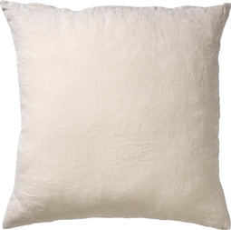 Dutch Decor LINN - Sierkussen 45x45 cm - 100% linnen - effen kleur - Pumice Stone - beige - Inclusief binnenkussen