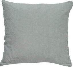 Dutch Decor LINN - Sierkussen 45x45 cm - 100% linnen - effen kleur - Jadeite - lichtgroen - Inclusief binnenkussen