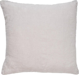 Dutch Decor LINN - Sierkussen 45x45 cm - 100% linnen - effen kleur - Micro Chip - lichtgrijs - Inclusief binnenkussen