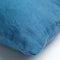 Dutch Decor LINN - Sierkussen 45x45 cm - 100% linnen - effen kleur - Provincial Blue - lichtblauw - Inclusief binnenkussen