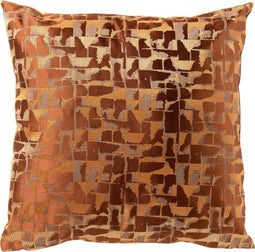 Dutch Decor LIVA - Sierkussen 45x45 cm - patina look - Brown Patina - bruin - Inclusief binnenkussen