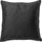 Dutch Decor LYLA - Kussenhoes 45x45 cm - 3D - effen print - Raven - zwart - met rits - zonder binnenkussen