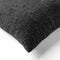 Dutch Decor LYLA - Kussenhoes 45x45 cm - 3D - effen print - Raven - zwart - met rits - zonder binnenkussen
