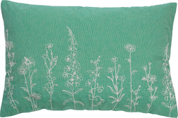 Dutch Decor MADELIN - Kussenhoes van katoen Beveled Glass 40x60 cm - groen - met rits - zonder binnenkussen