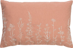 Dutch Decor MADELIN - Kussenhoes van katoen Muted Clay 40x60 cm - roze - met rits - zonder binnenkussen