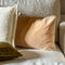 Dutch Decor MANOE - Kussenhoes 30x50 cm - effen kleur - met rand van jute - Semolina - beige - met rits - zonder binnenkussen