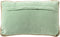 Dutch Decor MANOE - Sierkussen 30x50 cm - effen kleur - met rand van jute - Cameo Green - lichtgroen - Inclusief binnenkussen