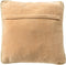 Dutch Decor MANOE - Sierkussen 45x45 cm - effen kleur - met rand van jute - Semolina - beige - Inclusief binnenkussen
