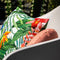 Dutch Decor - MANU - Kussenhoes Outdoor 30x50 cm - waterafstotend en uv-bestendig - English Ivy - wit