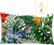 Dutch Decor - MANU - Outdoor Sierkussen 30x50 cm - waterafstotend en uv-bestendig - English Ivy - wit