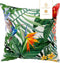 Dutch Decor - MANUEL - Sierkussen voor buiten 45x45 cm - waterafstotend en uv-bestendig - Outdoor collectie - English Ivy - wit