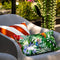 Dutch Decor - MANUEL - Sierkussen voor buiten 45x45 cm - waterafstotend en uv-bestendig - Outdoor collectie - English Ivy - wit