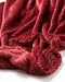 Dutch Decor - MARA - Plaid 150x200 cm - superzachte deken met zigzagpatroon - Merlot - rood bordeaux