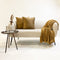 Dutch Decor - MARA - Plaid 150x200 cm - superzachte deken met zigzagpatroon - Tobacco Brown - bruin