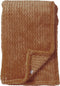 Dutch Decor - MARA - Plaid 150x200 cm - superzachte deken met zigzagpatroon - Tobacco Brown - bruin