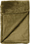 Dutch Decor - MARLEY - Plaid 150x200 cm - zachte fleece deken - extra dik - Military Olive - groen