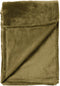 Dutch Decor - MARLEY - Plaid 150x200 cm - zachte fleece deken - extra dik - Military Olive - groen