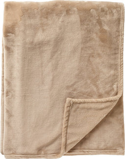 Dutch Decor - MARLON - Bedsprei 240x260 cm - effen kleur - heerlijk zacht - Irish Cream- beige