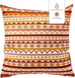 Dutch Decor - MAURO - Outdoor Kussenhoes 45x45 cm - waterafstotend en uv-bestendig - Potters Clay - oranje