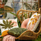 Dutch Decor - MAYBEL - Plaid 140x180 cm - met ingeweven patroon - effen kleur met franjes - Muted Clay - roze