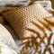 Dutch Decor MELINA - Kussenhoes 45x45 cm - luxe visgraatmotief - effen kleur - Irish Cream - beige - met rits - zonder binnenkussen