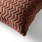 Dutch Decor MELINA - Sierkussen 45x45 cm – luxe visgraatmotief – effen kleur - Cappuccino - bruin - Inclusief binnenkussen