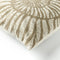 Dutch Decor MERLE - Sierkussen 45x45 cm - schelpenprint - Snow White - wit en beige - Inclusief binnenkussen