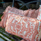Dutch Decor MIMI - Sierkussen van katoen 30x50 cm - Muted Clay - roze en wit - Inclusief binnenkussen