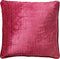 Dutch Decor MINOU - Kussenhoes 45x45 cm - velvet - bloemen - red plum - roze - rood - groen - streepjes - met rits - zonder binnenkussen