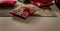 Dutch Decor MINOU - Sierkussen 45x45 cm - velvet - bloemen - red plum - roze - rood - groen - streepjes - Inclusief binnenkussen