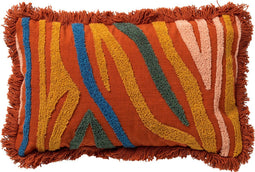 Dutch Decor MISSOURI - Kussenhoes met patroon 30x50 cm Potters Clay - oranje - met rits - zonder binnenkussen