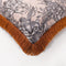 Dutch Decor MOYA - Kussenhoes 45x45 cm Pumice Stone - beige - met bloemenpatroon - met rits - zonder binnenkussen
