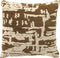 Dutch Decor NADAL - Kussenhoes 45x45 cm - Fir Green - groen en wit - multicolour - met rits - zonder binnenkussen