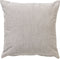 Dutch Decor NATURA - Kussenhoes 45x45 cm - 100% biologisch katoen - Pumice Stone - beige - met rits - zonder binnenkussen