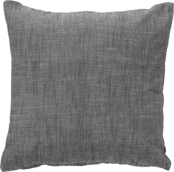 Dutch Decor NATURA - Sierkussen 45x45 cm - 100% biologisch katoen - Charcoal Gray - antraciet - Inclusief binnenkussen