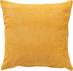 Dutch Decor NATURA - Sierkussen 45x45 cm - 100% biologisch katoen - Golden Glow - geel - Inclusief binnenkussen
