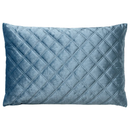 Dutch Decor - NIELS - Kussenhoes velvet Provincial Blue 40x60 cm - blauw