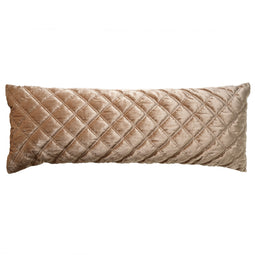 Dutch Decor - NIELS - Sierkussen velvet Gilded Beige 30x80 cm
