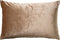 Dutch Decor NIELS - Sierkussen velvet Gilded Beige 40x60 cm - Inclusief binnenkussen