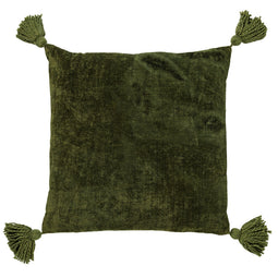 Dutch Decor - NINO - Sierkussen van katoen 45x45 cm Chive - groen