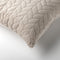 Dutch Decor NORA - Sierkussen 40x60 cm - 3D patroon - heerlijk zacht - Irish Cream - beige - Inclusief binnenkussen