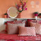 Dutch Decor NORA - Sierkussen 40x60 cm - 3D patroon - heerlijk zacht - Cork - roze - Inclusief binnenkussen