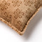 Dutch Decor OAKLYN - Kussenhoes 30x50 cm - met subtiel bloemmotief - Affogato - bruin - met rits - zonder binnenkussen