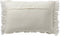Dutch Decor ODIN - Kussenhoes 40x60 cm van 90% gerecycled polyester - in effen kleur - Eco Line collectie - Snow White - wit - met rits - zonder binnenkussen