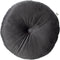 Dutch Decor - OLLY - Sierkussen rond velvet Ø40 cm - Charcoal Gray - antraciet
