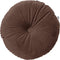 Dutch Decor - OLLY - Sierkussen rond velvet Ø40 cm - Chocolate Martini - donkerbruin